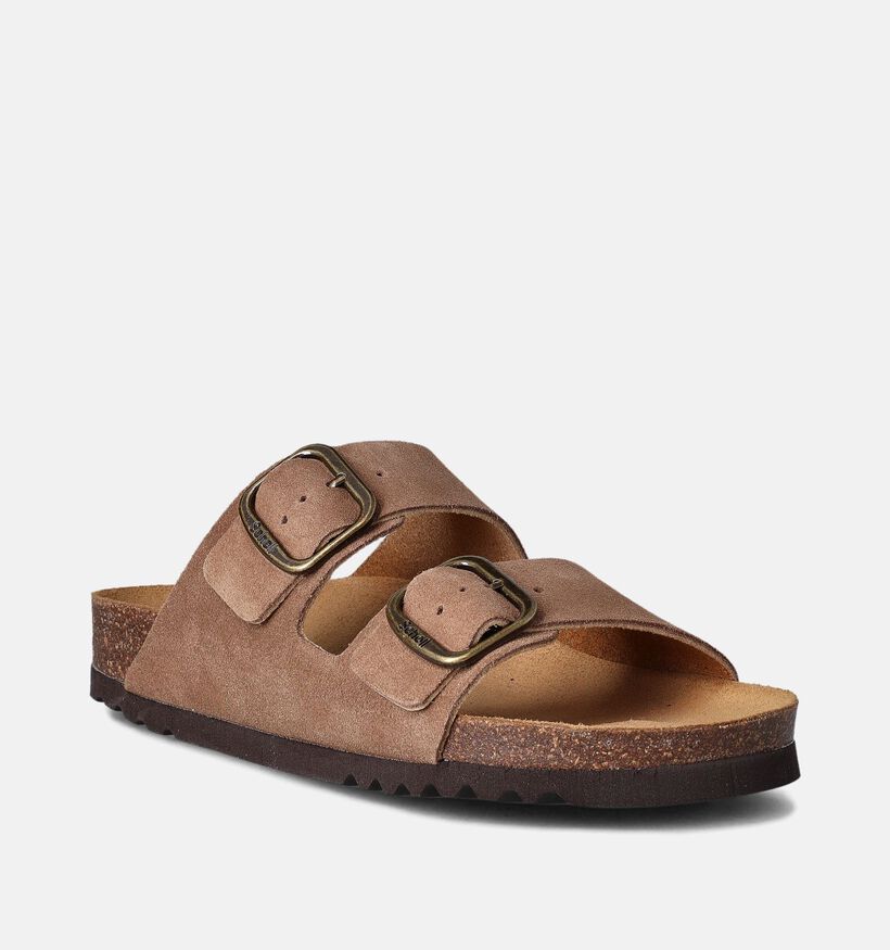 Scholl Josephine Taupe Slippers voor dames (357565)