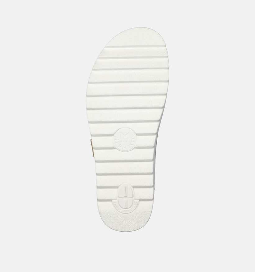 Mephisto Dominica Sandales avec talon compensé en Beige pour femmes (354261)