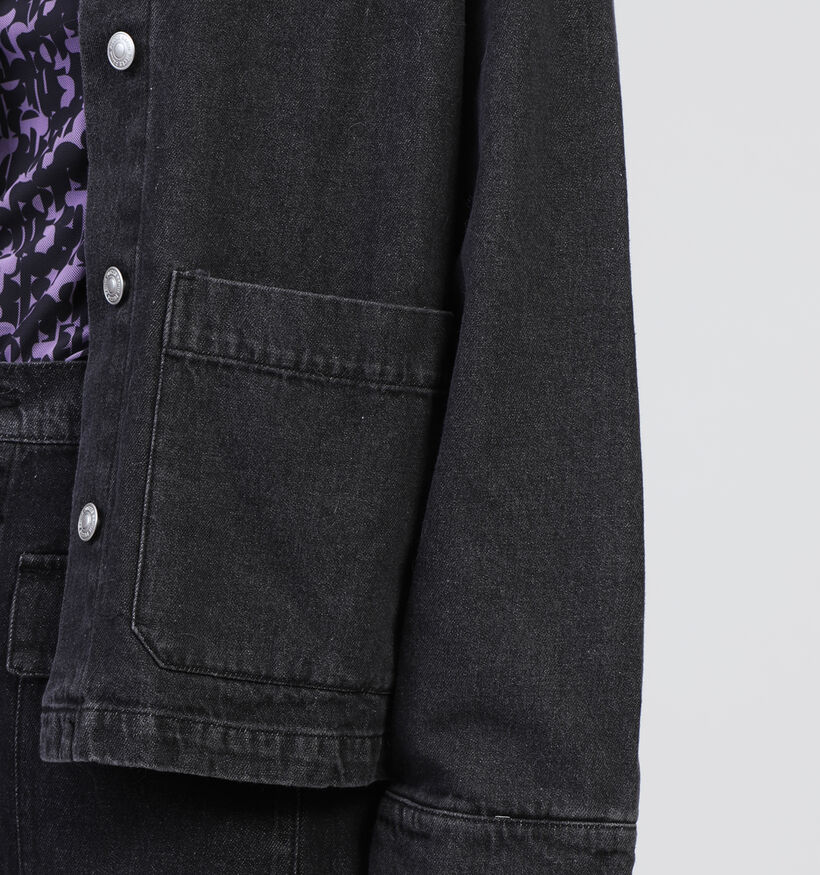 Pieces Chrissy Zwarte Denim hemd voor dames (354099)