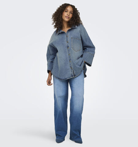 ONLY Carmakoma Jeans Bleu