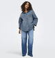 ONLY Carmakoma Willy Blauwe Wide leg jeans L32 voor dames (351428)