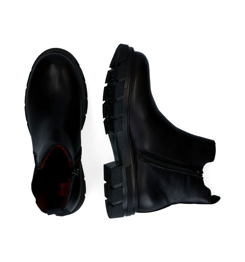 Rieker Bottines chelsea en Noir en cuir (299384)