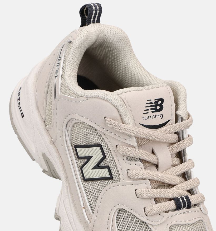 New Balance 530 Ecru Sneakers voor jongens, meisjes (375136) - geschikt voor steunzolen