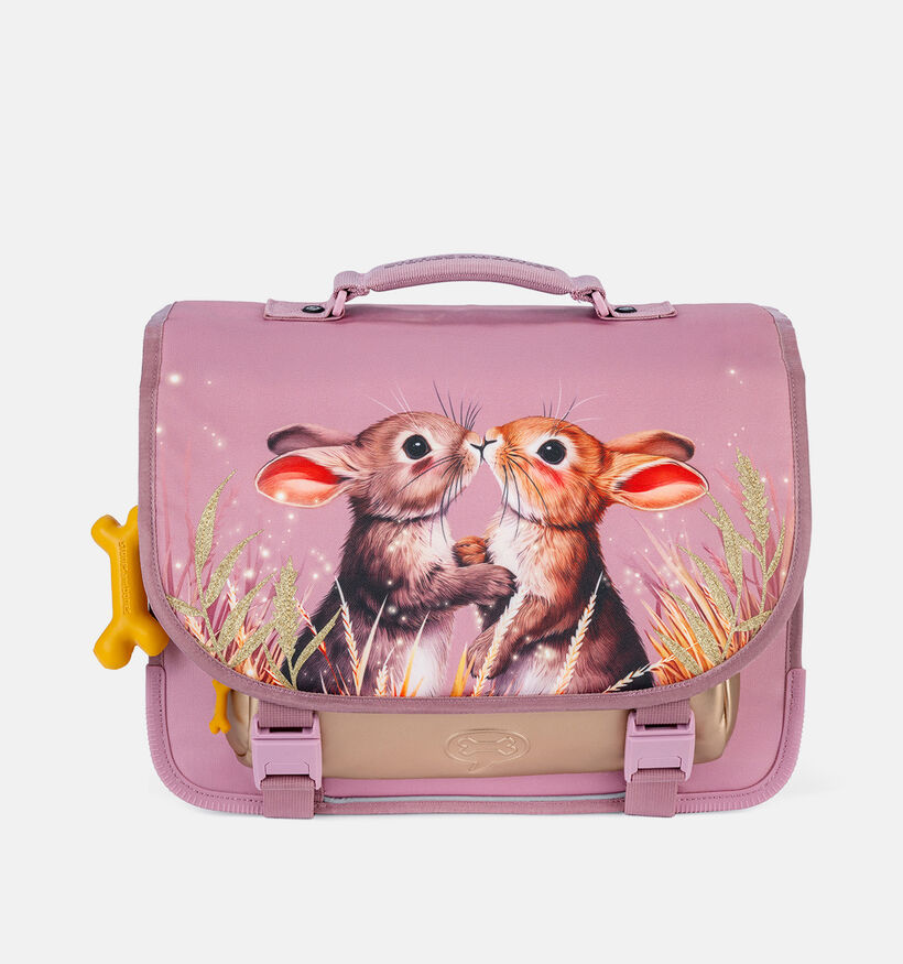 STONES and BONES Twilight Bunnies Cartable en Rose pour filles (377429)