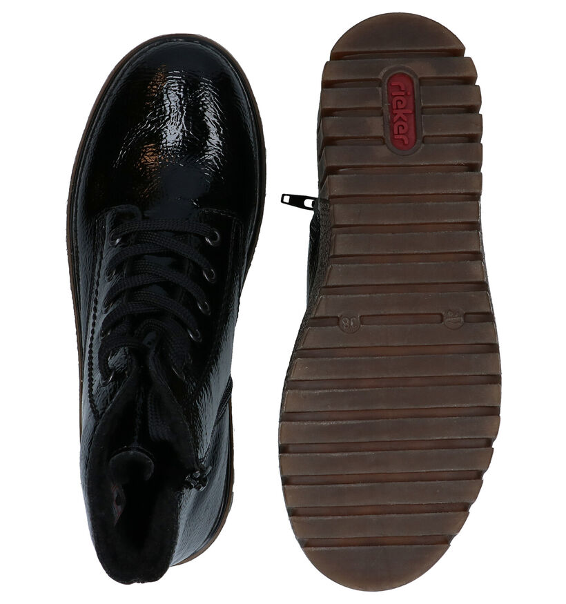 Rieker Zwarte Bottines in lakleer (283993)