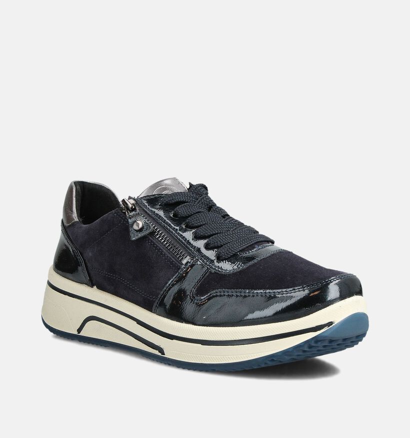 Ara Sapporo 3.0 Blauwe Sneakers voor dames (362477) - geschikt voor steunzolen