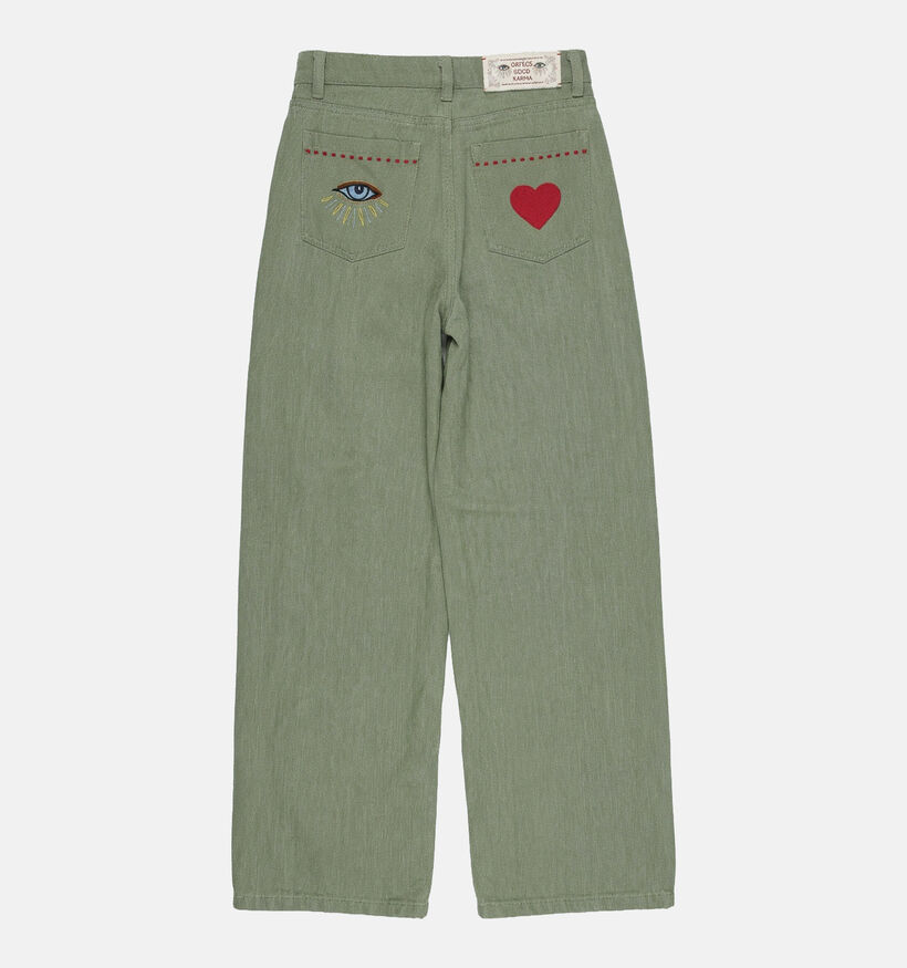 Orfeo Vinciane Kaki Jeansbroek voor dames (371943)