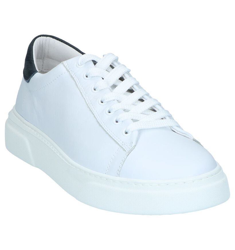 Witte Lage Sneakers Mr. Jackson in leer (249235)