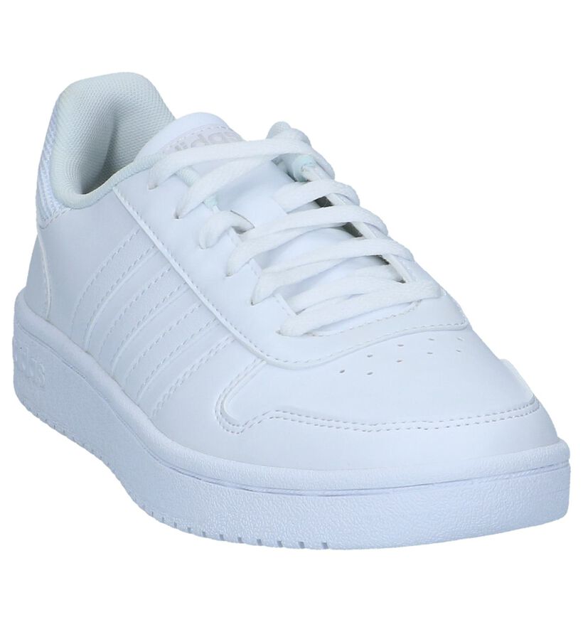 adidas Hoops 2.0 Sneakers Wit in kunstleer (264907)