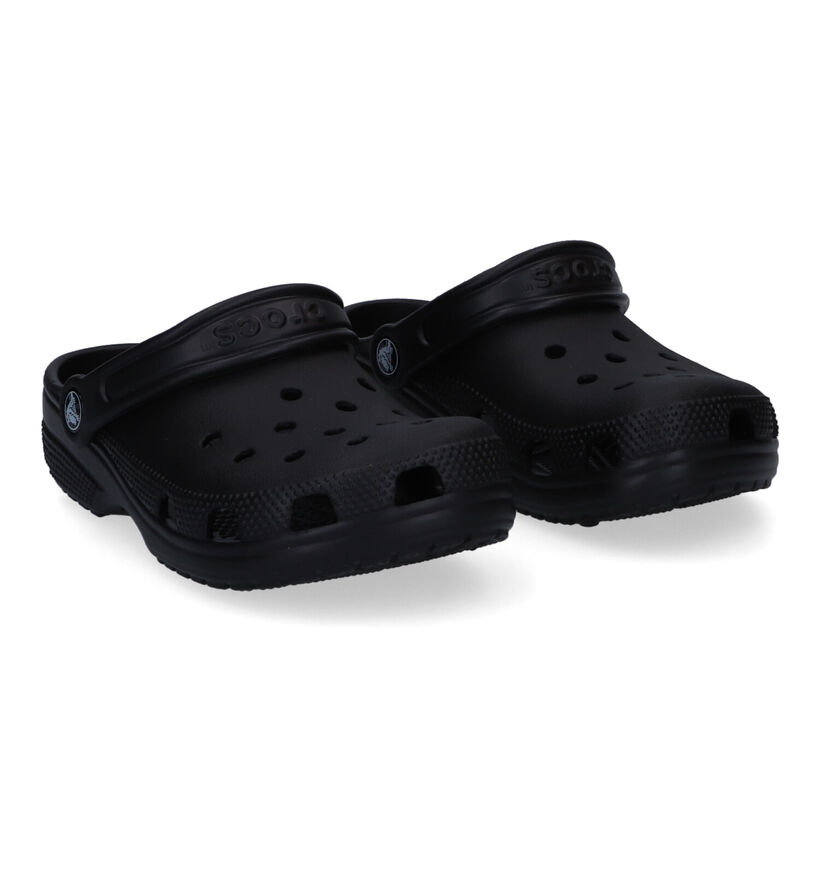 Crocs Classic Clog Nu-pieds en Noir pour garçons (307770)