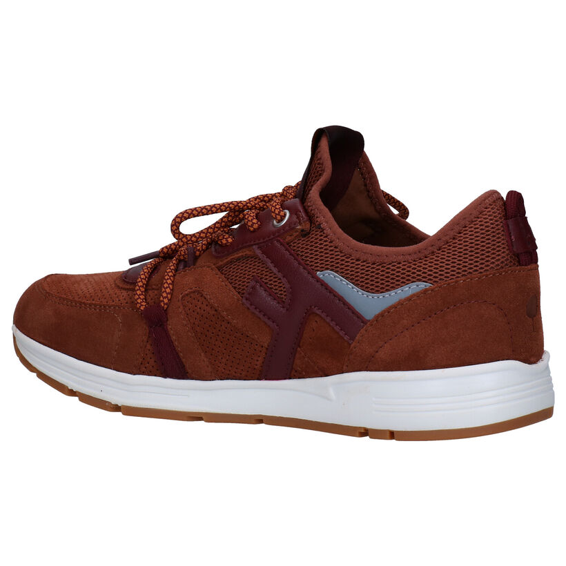 Faguo Willowsocks Cognac Sneakers in daim (280265)