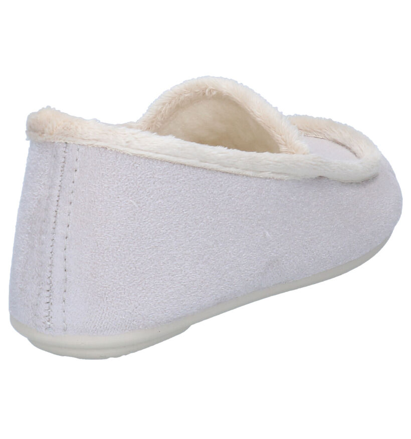 Torfs Home Pantoufles fermées en Gris pour femmes (317495)