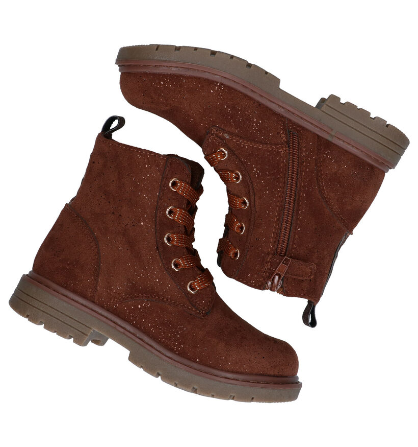 Dazzle Cognac Boots voor meisjes (284346)