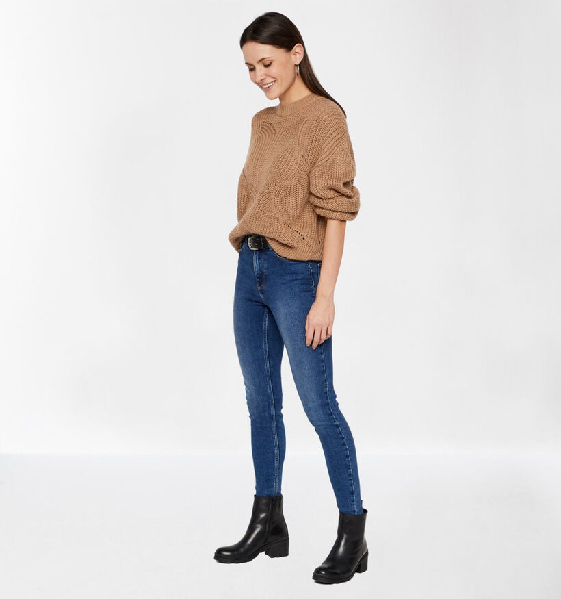 Pieces Benita Pull en Jaune (287638)