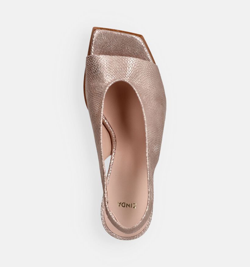 Zinda Rose Golden Peeptoe Pumps voor dames (373654)