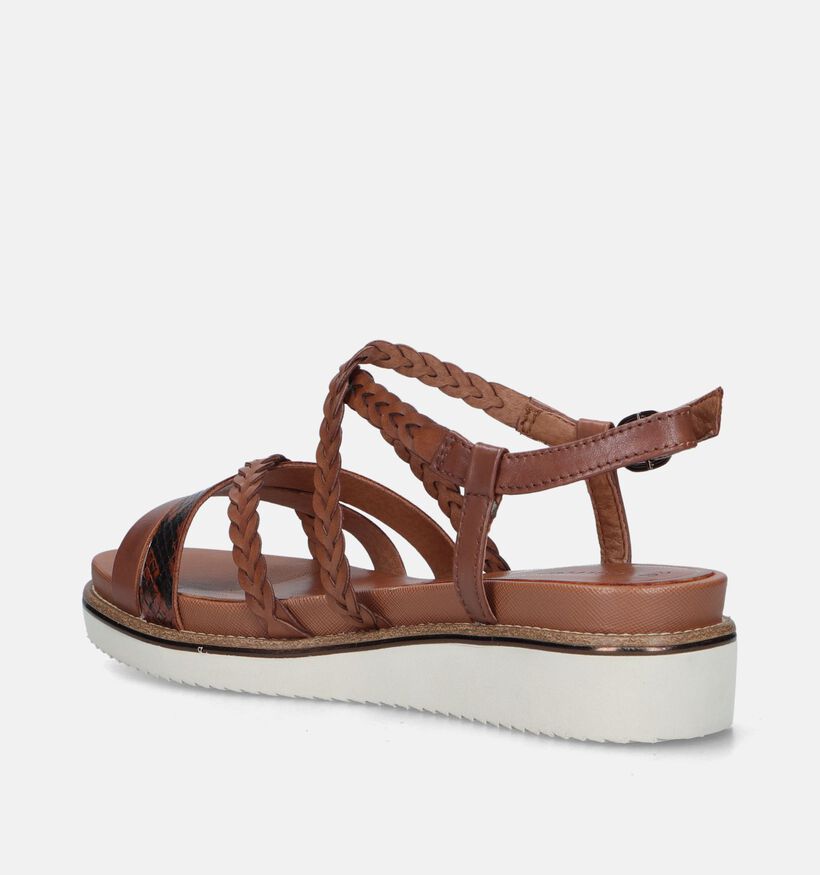 Tamaris Ecru Sandalen Met Sleehak voor dames (338274)
