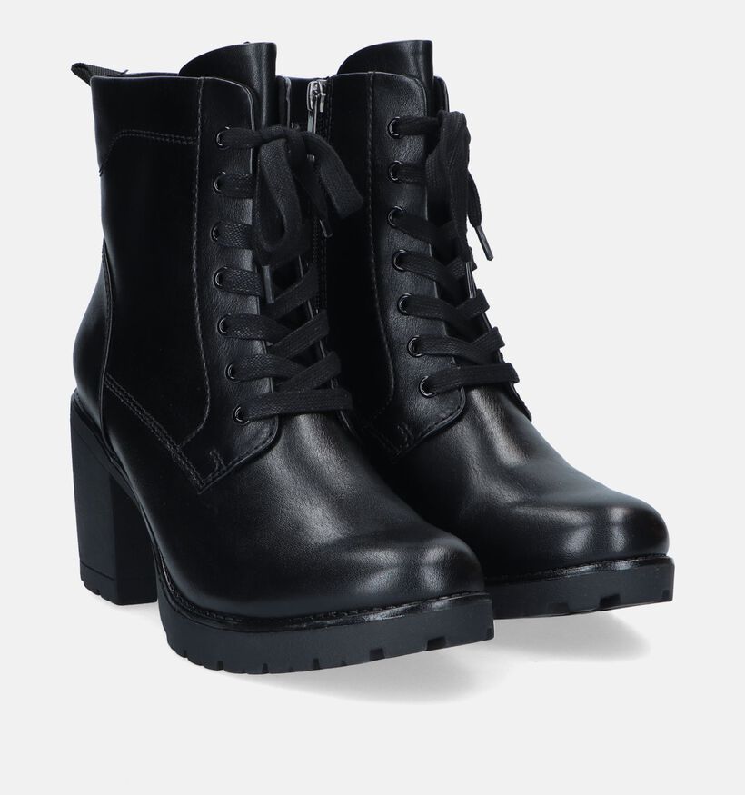 Marco Tozzi Bottines avec talon carré en Noir pour femmes (330640)