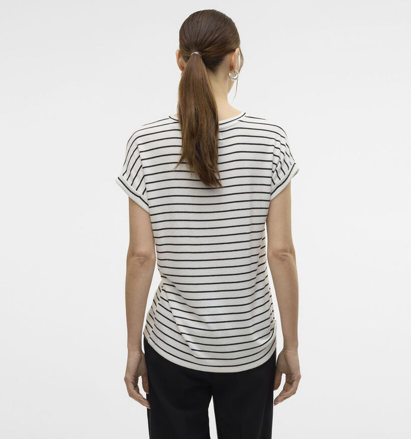 Vero Moda Brianna T-shirt en Blanc pour femmes (367142)