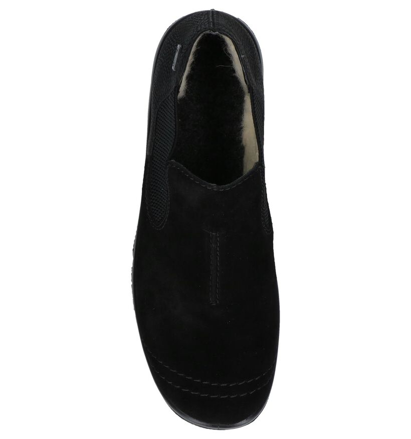 Rieker Chaussures slip-on en Noir en daim (241052)