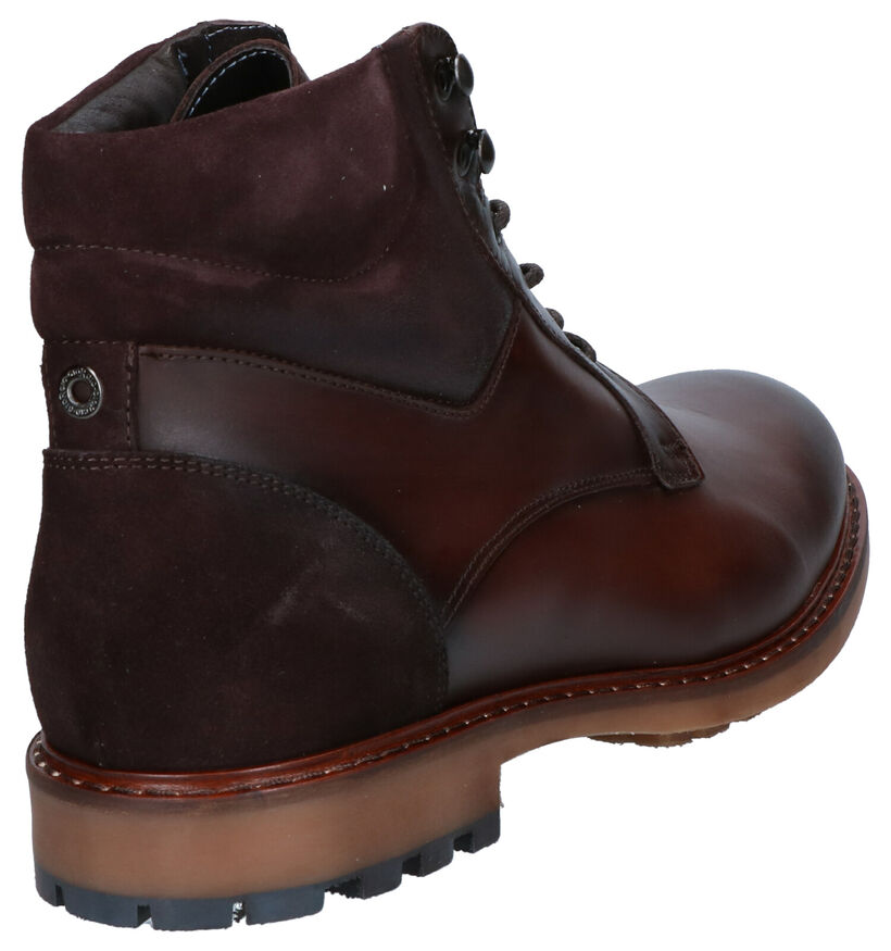 Giorgio Bottines en Brun foncé en cuir (260664)