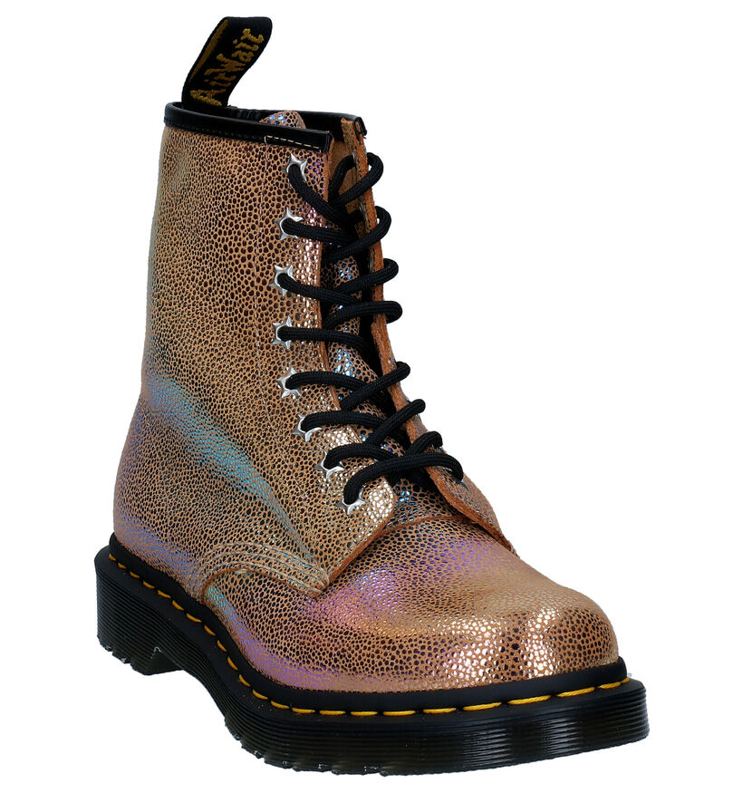 Dr. Martens 1460 Bottines en Mauve en verni (303591)