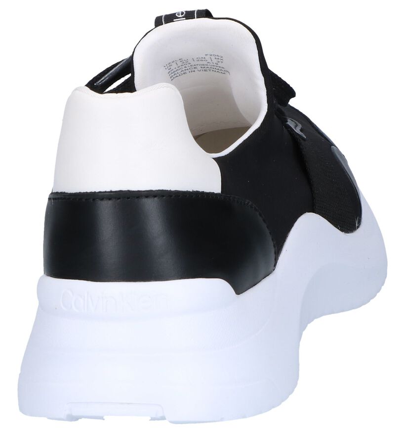 Zwarte Sneakers Calvin Klein Uzzle in leer (248900)