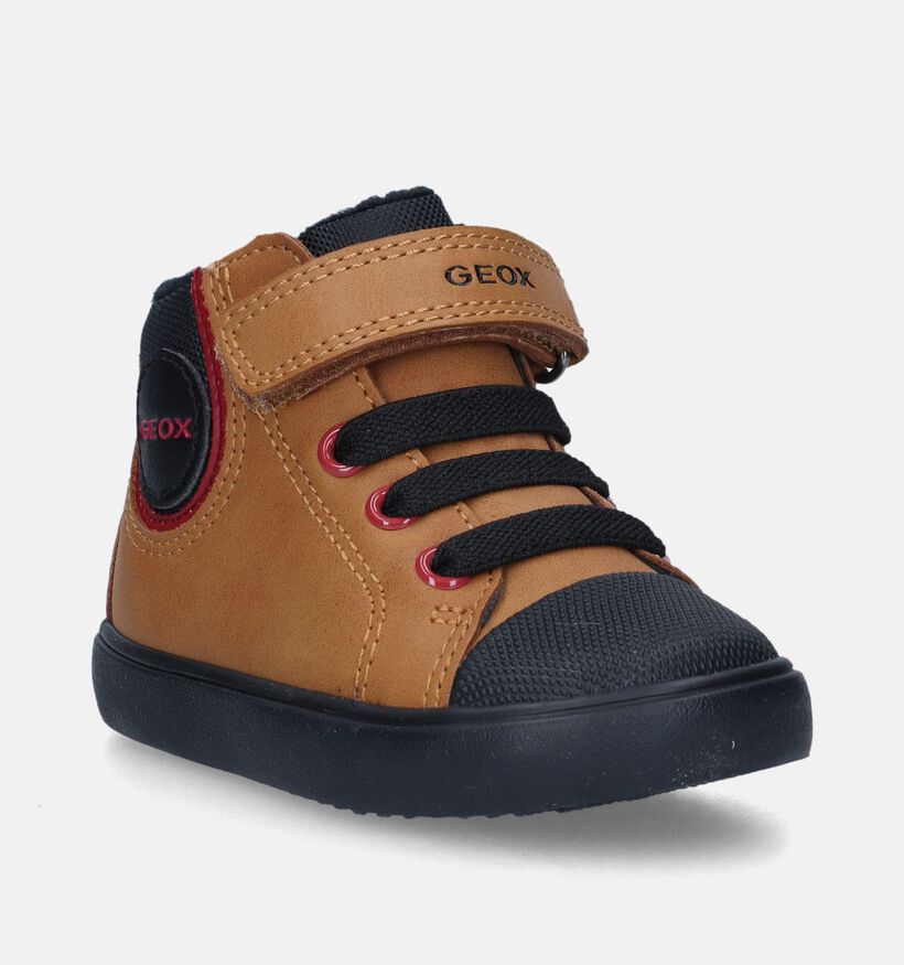 Geox Gisli Gele Hoge schoenen voor jongens (345911) - geschikt voor steunzolen