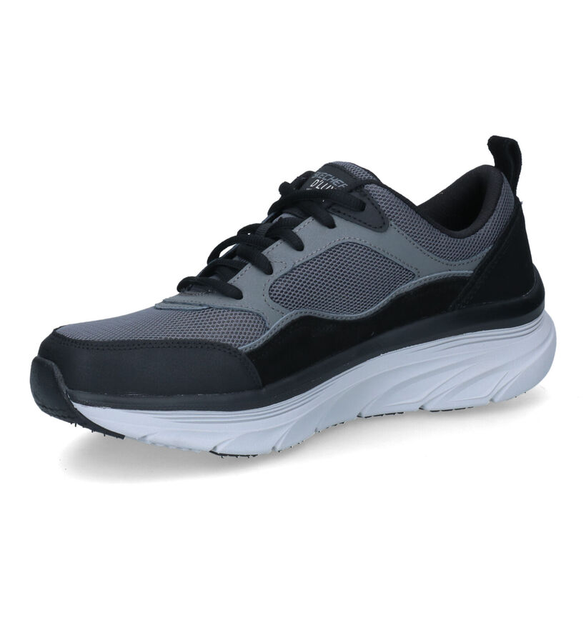 Skechers D'Lux Walker Relaxed Fit Baskets en Gris en synthétique (319158)