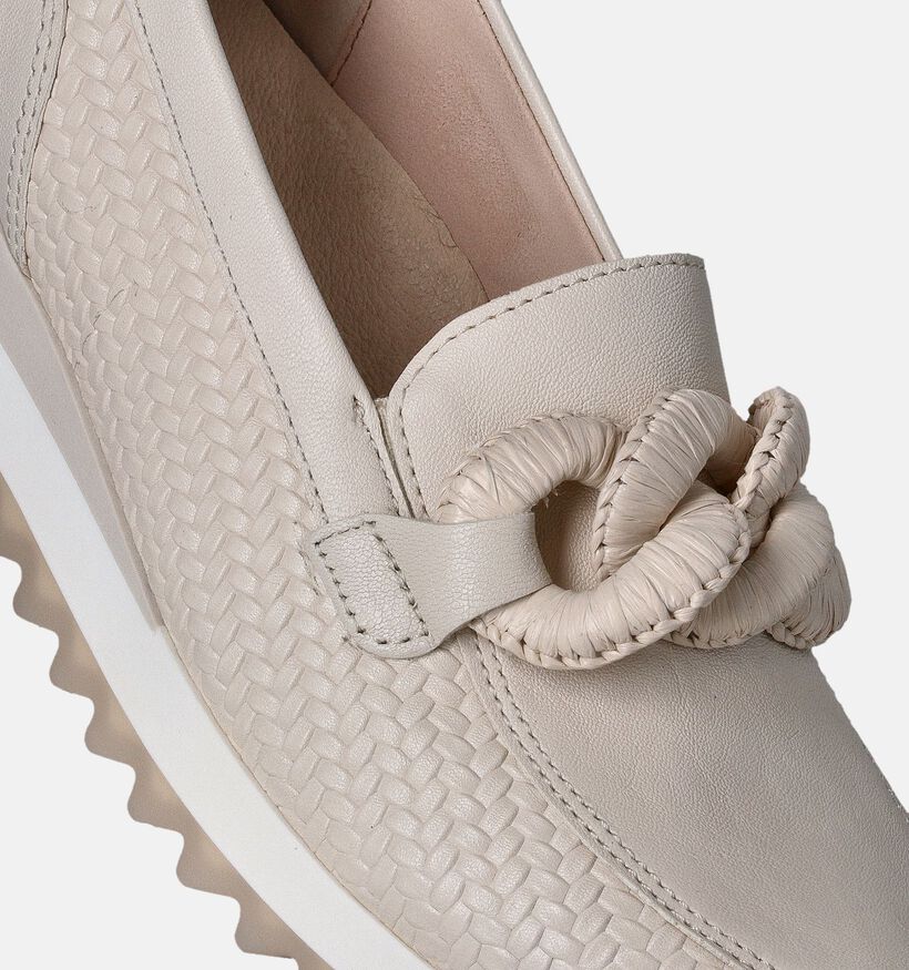 Gabor Best Fitting Beige Instappers voor dames (355099) - geschikt voor steunzolen