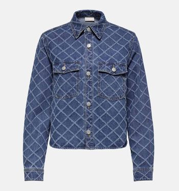 Korte jas blauw
