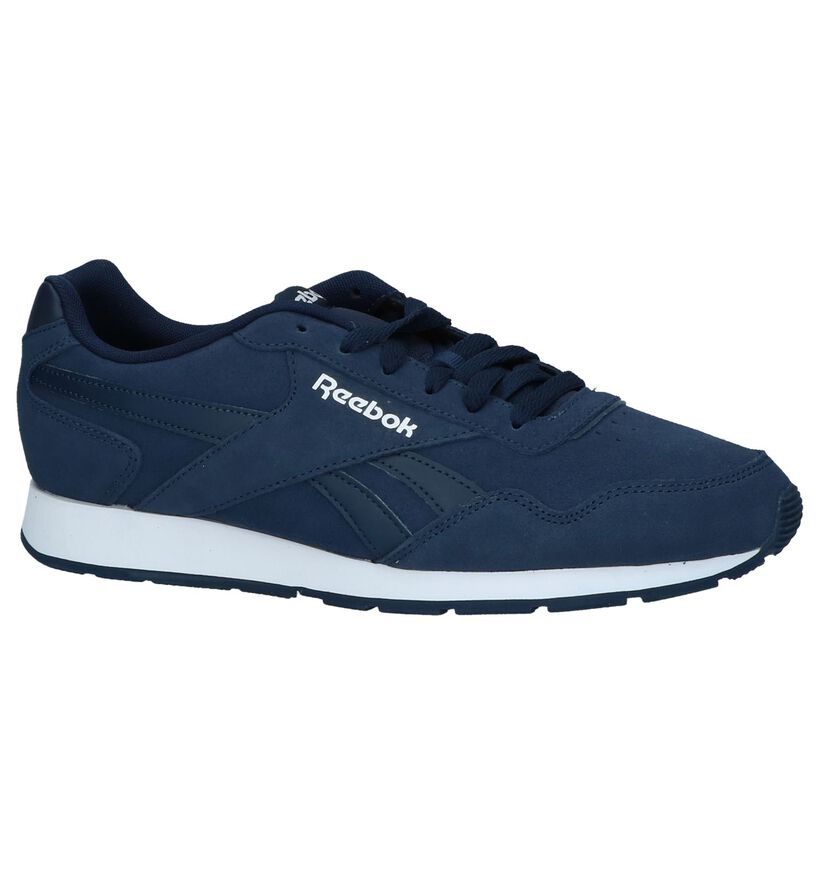 Reebok Royal Glide Baskets en Bleu en daim (221587)