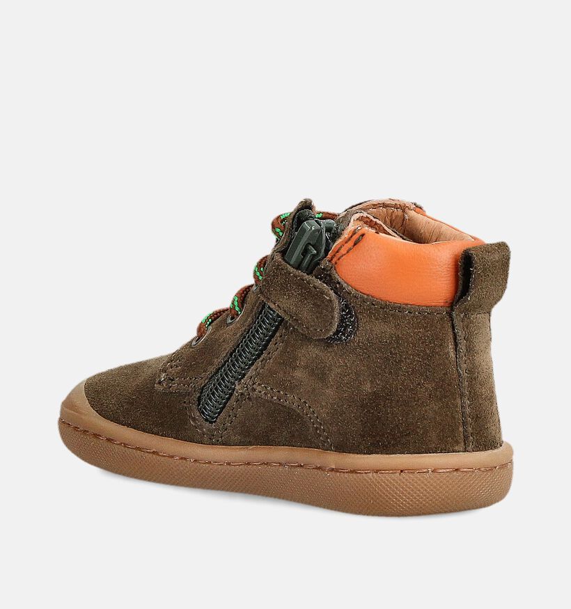 FR by Romagnoli Baskets Montantes en Vert pour filles, garçons (364662) - pour semelles orthopédiques