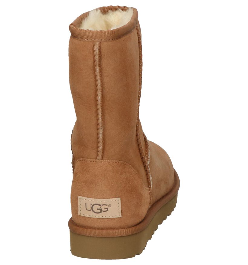 UGG Classic Short Cognac Boots in nubuck (313768)