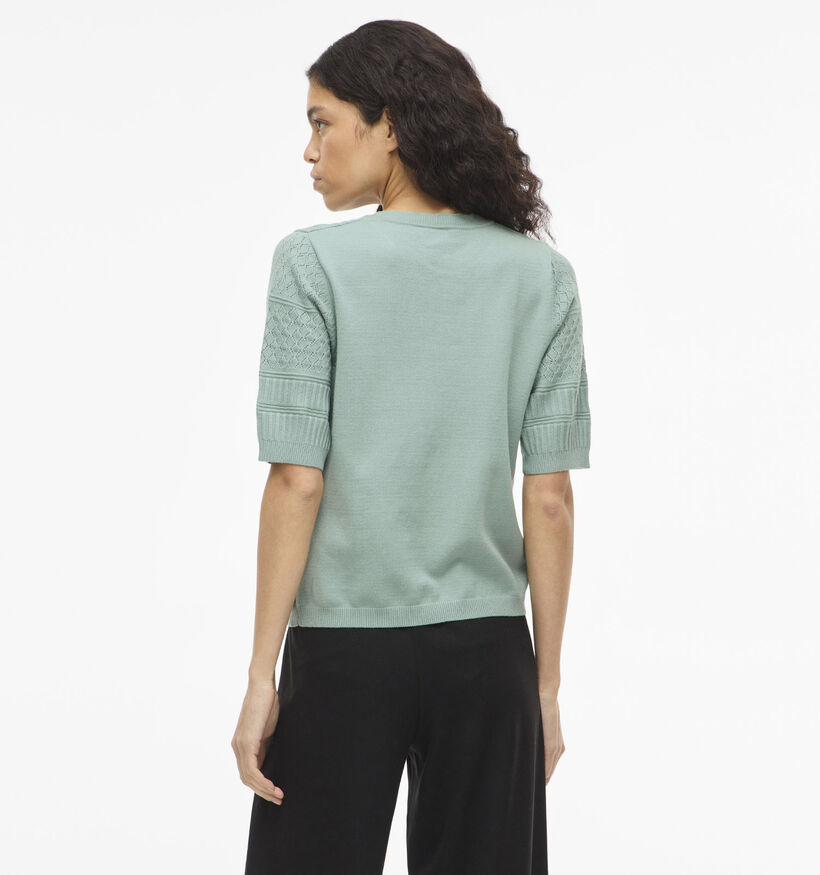 Vila Milos T-shirt en Vert pour femmes (368097)