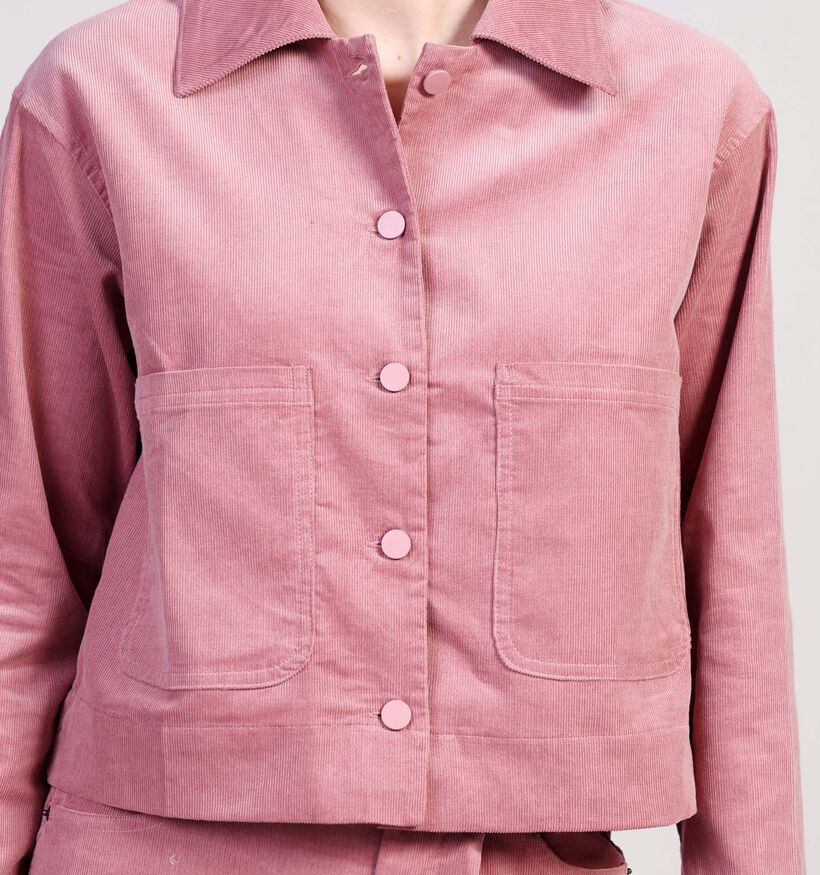 Desires Jolene Corduroy Roze Jas voor dames (364724)