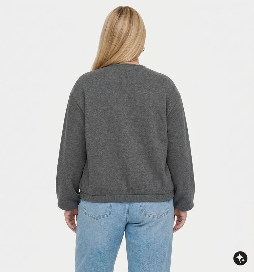 ONLY Carmakoma Ellie Grijze Korte Jas voor dames (378403)