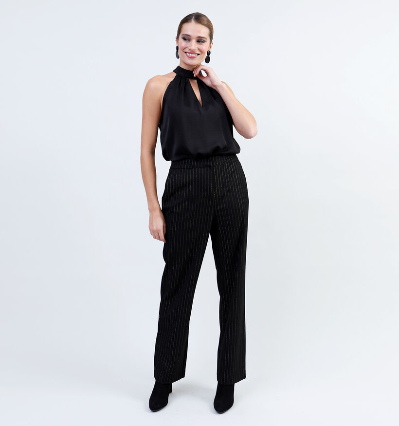 Vila Hype HW Tailored Pantalon en Noir pour femmes (343570)