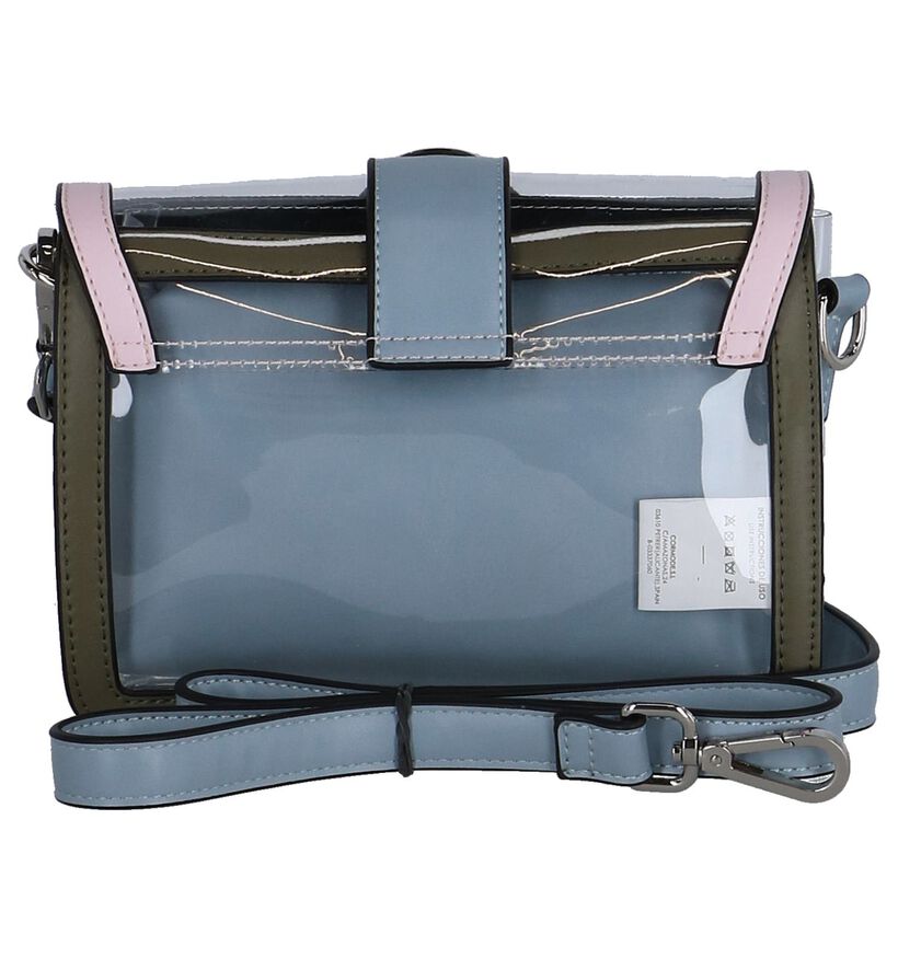 Blauwe Crossbody Tas Pepe Moll in kunstleer (250456)