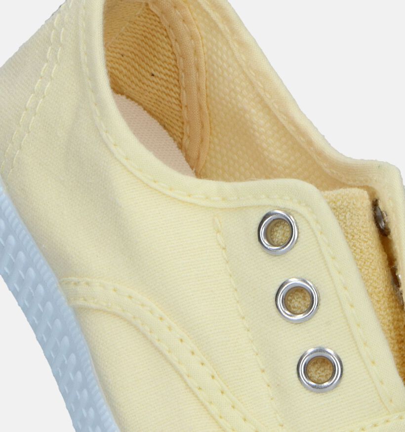 Cienta Slip-ons en Jaune pour filles (339782) - pour semelles orthopédiques