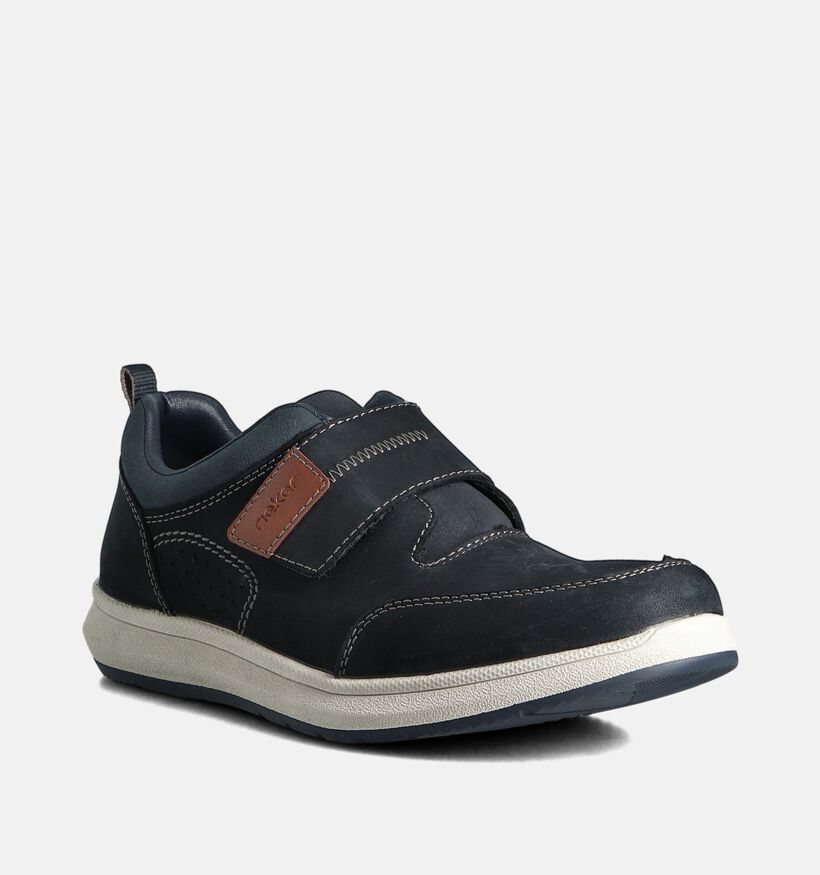 Rieker Donkerblauwe Velcroschoenen voor heren (355123) - geschikt voor steunzolen