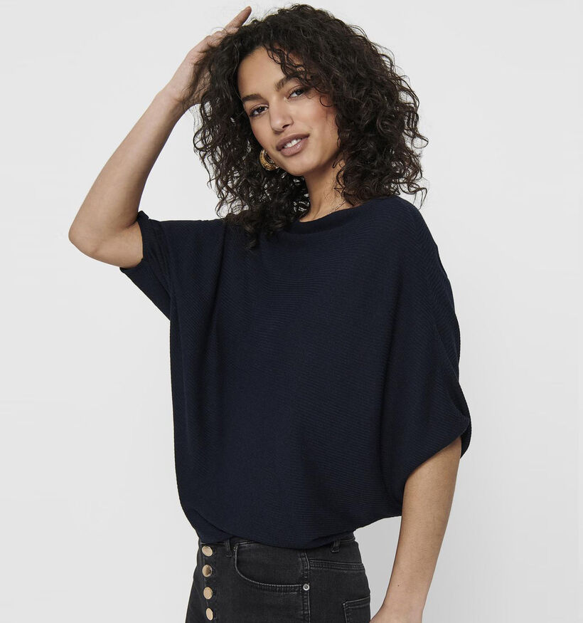 JDY New Behave Batsleeve Pull Knit Donkerblauwe Trui voor dames (359923)