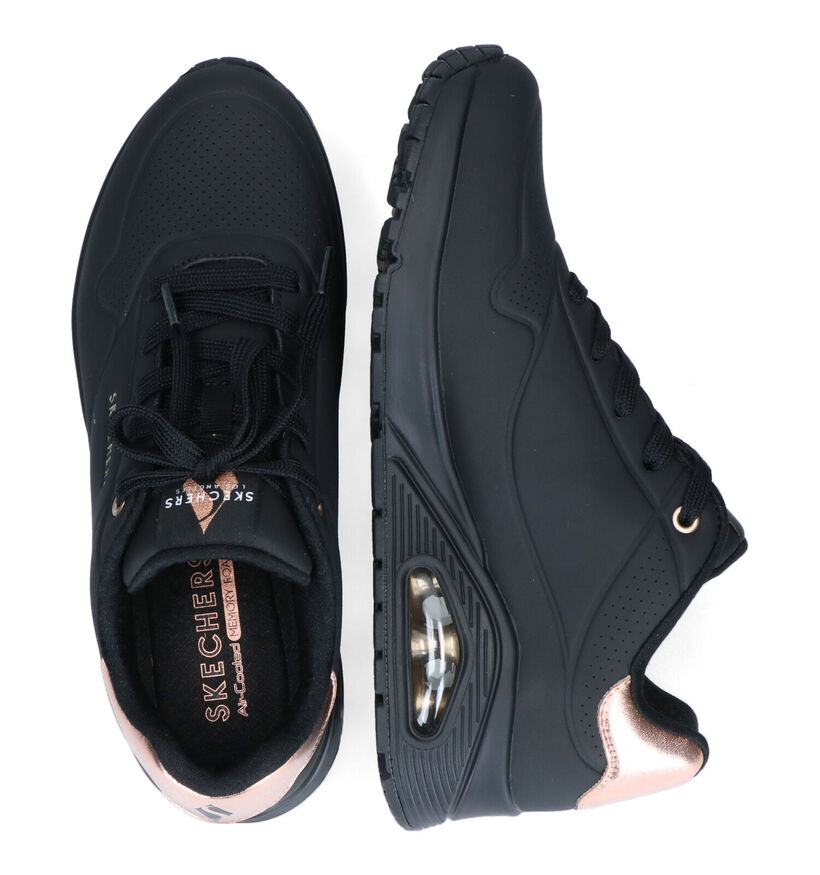 Skechers Uno Baskets en Noir pour femmes (345294)