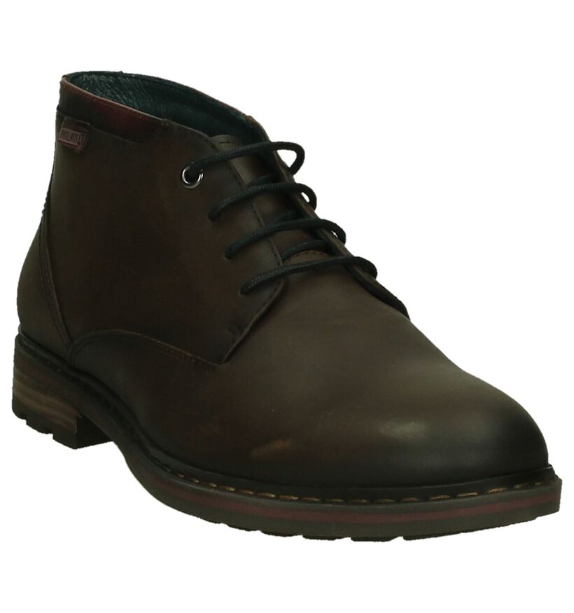 Pikolinos Donkerbruine Boots, , pdp