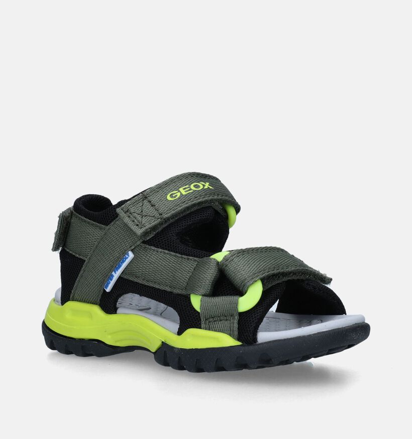 Geox Borealis Sandales en Vert Kaki pour garçons (339650)