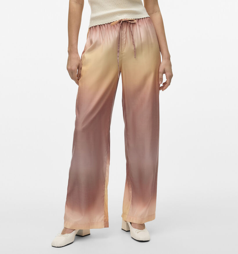 Vero Moda Elia Ombre Roze Wijde broek voor dames (360083)