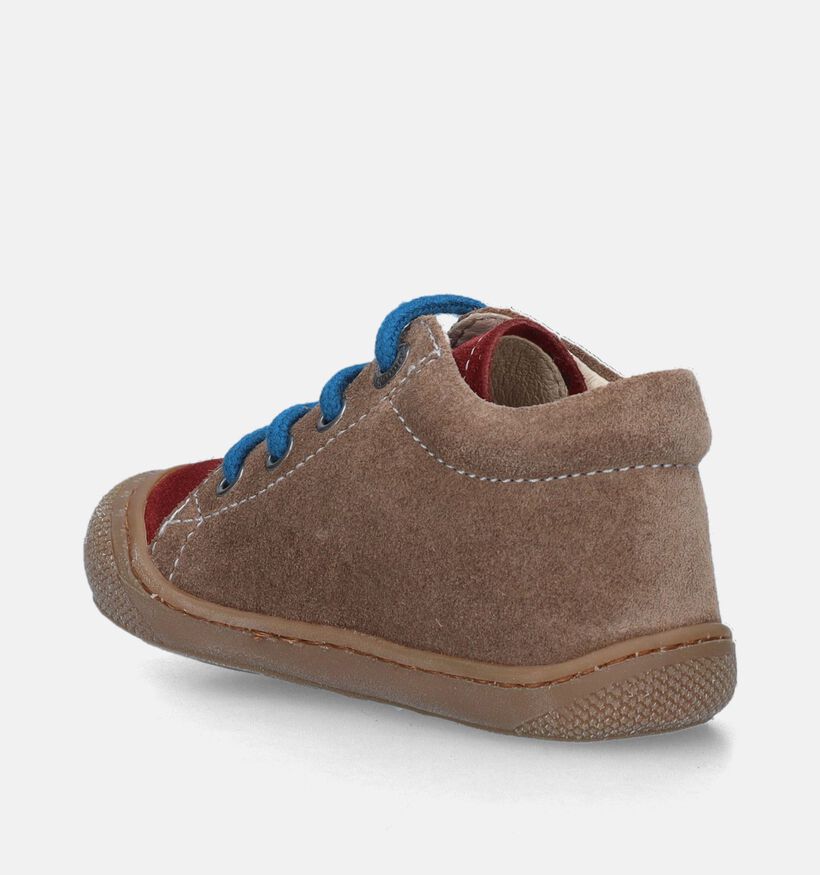 Naturino Cocoon Bruine Babyschoenen voor meisjes, jongens (347696) - geschikt voor steunzolen