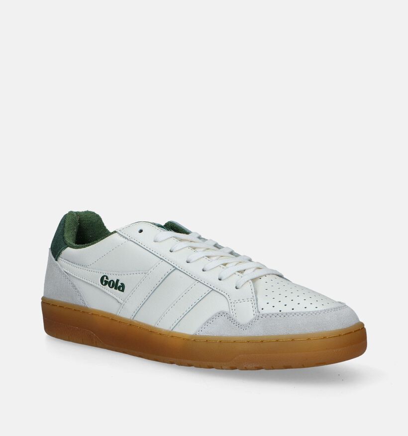 Gola Eagle 86 CMB572 Baskets en Blanc pour hommes (345147) - pour semelles orthopédiques