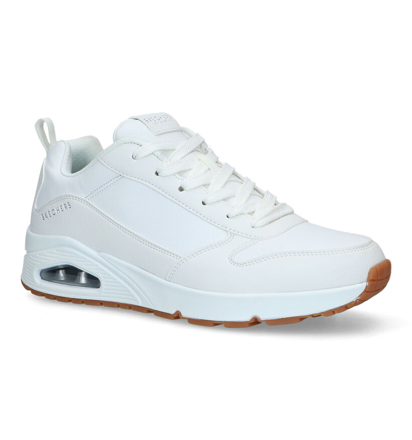 Skechers Uno Hideaway Baskets en Blanc pour hommes (319528)