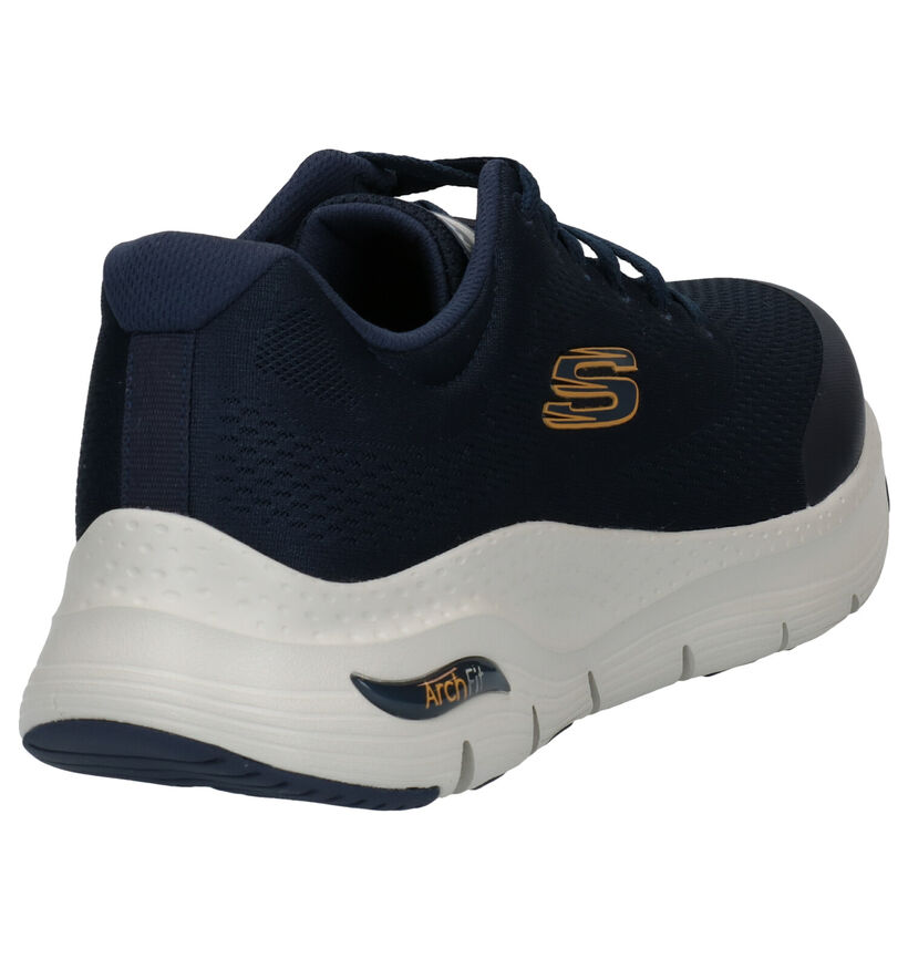 Skechers Arch Fit Baskets en Noir pour hommes (328061) - pour semelles orthopédiques