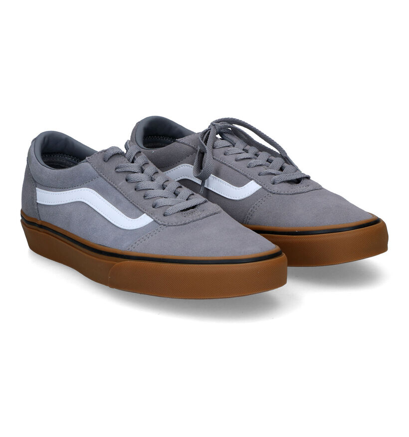 Vans Ward Baskets de skate en Brun pour hommes (328232)